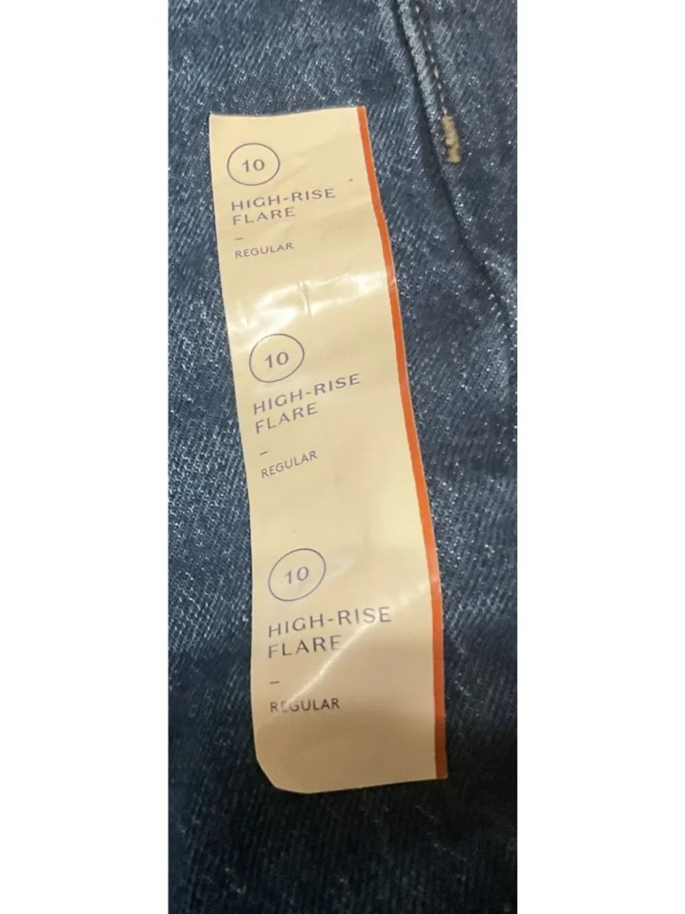 NWT High-Rise Flare Jeans Regular Fit Size 10 Blue Denim by Universal Thread